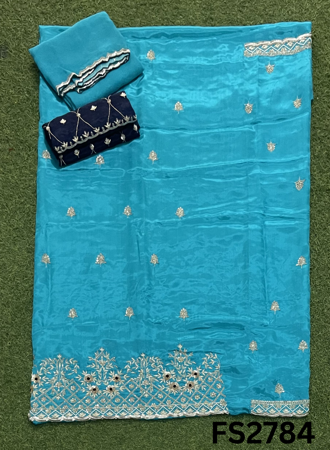 FS2784 | Silk | Party Wear | Wedding | Jaggo | Ring Ceremony | Festival  |