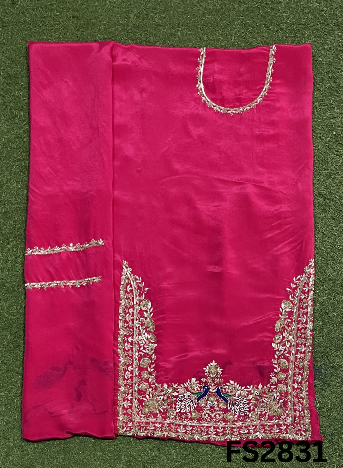 FS2831  | Silk | Party Wear | Wedding | Jaggo | Ring Ceremony | Festival  |