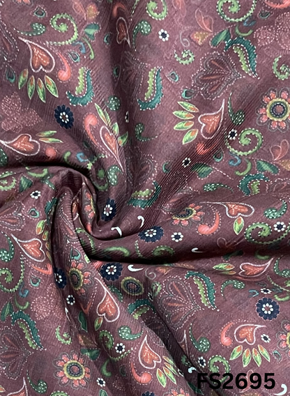 FS2695 | Tebi Muslin Cotton Suit | Casual wear  | Summer Suits | Regular wear |