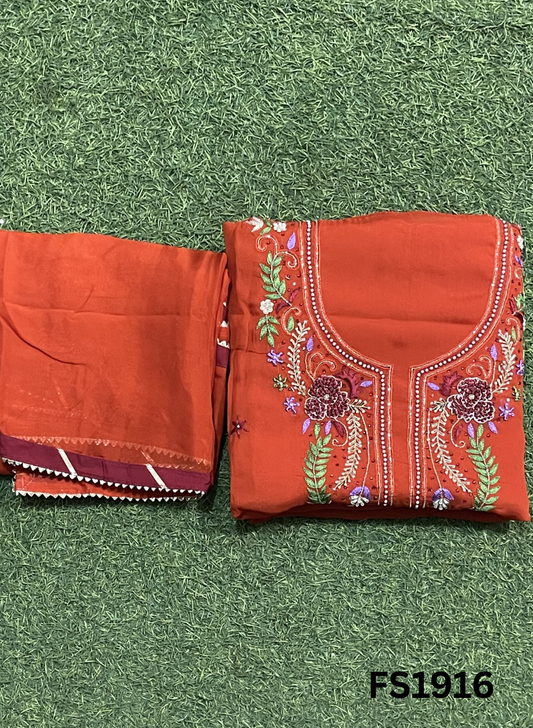 FS1916 | WHITE | Organza Suit | Wedding | Party Wear | Ring Ceremony | Festival Suit |