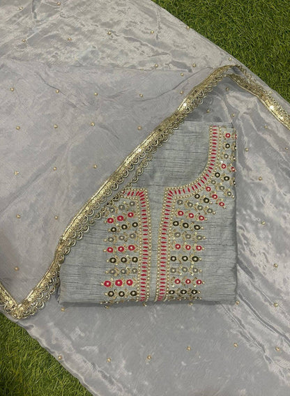 Raw Silk | Party Wear | Wedding | Jaggo | Ring Ceremony | Festival | FS153