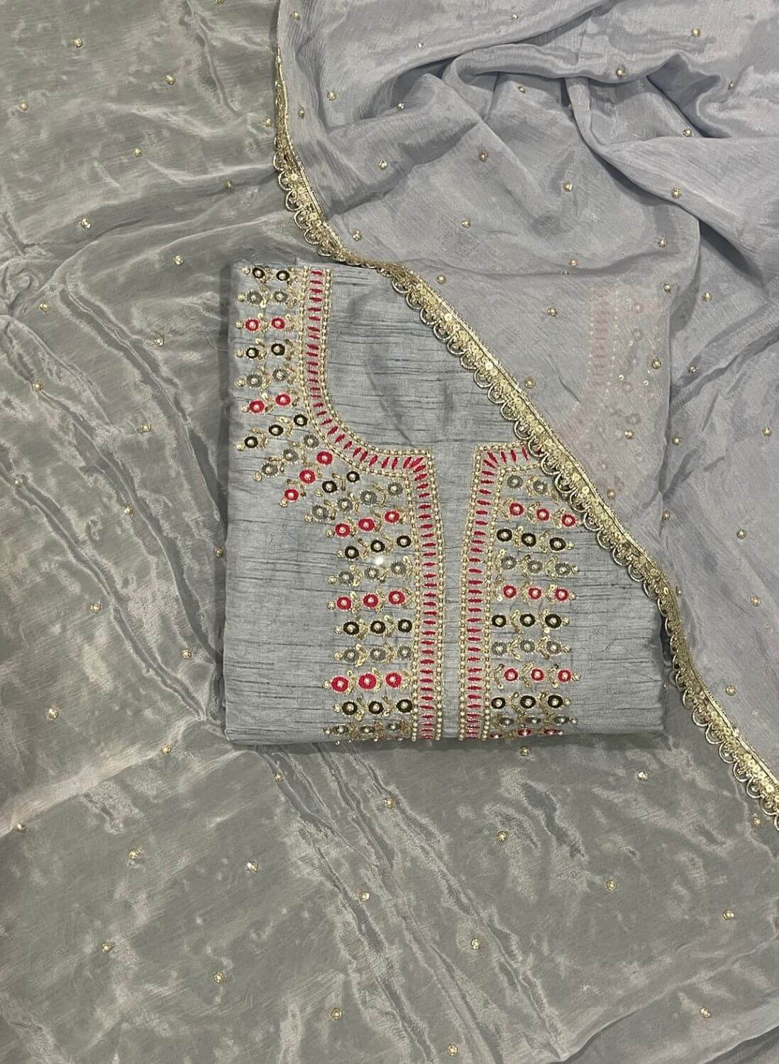 Raw Silk | Party Wear | Wedding | Jaggo | Ring Ceremony | Festival | FS153