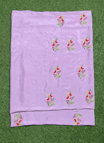 Lavender  Color | Raw Silk Suit | Party Wear | Wedding | Jaggo | Festival| FS506