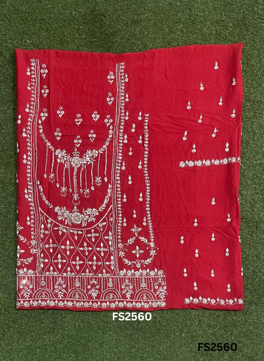 FS2560 | Raw-Silk | Kurti-Sharara | Semi-Stich | Party Wear | Wedding | Jaggo | Ring Ceremony | Festival
