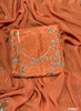 FS922 | Rust  |  Kurti-Lehnga | Raw silk Suit | Party Wear | Wedding | Jaggo | Ring Ceremony | Festival|