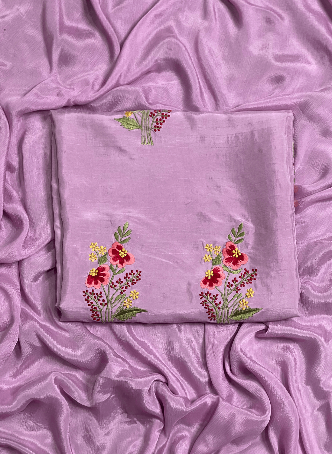 Lavender  Color | Raw Silk Suit | Party Wear | Wedding | Jaggo | Festival| FS506