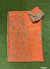 FS922 | Rust  |  Kurti-Lehnga | Raw silk Suit | Party Wear | Wedding | Jaggo | Ring Ceremony | Festival|