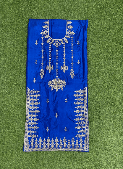 Royal Blue Shade | Silk Suit | Party Wear | Wedding | Jaggo | Ring Ceremony | Festival | FS331