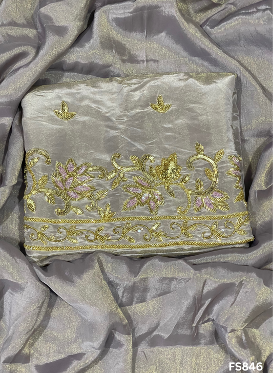 FS846 | Levender | Shimmer Suit | Party Wear | Wedding | Jaggo | Ring Ceremony | Festival | Allover suits | F9CFAA