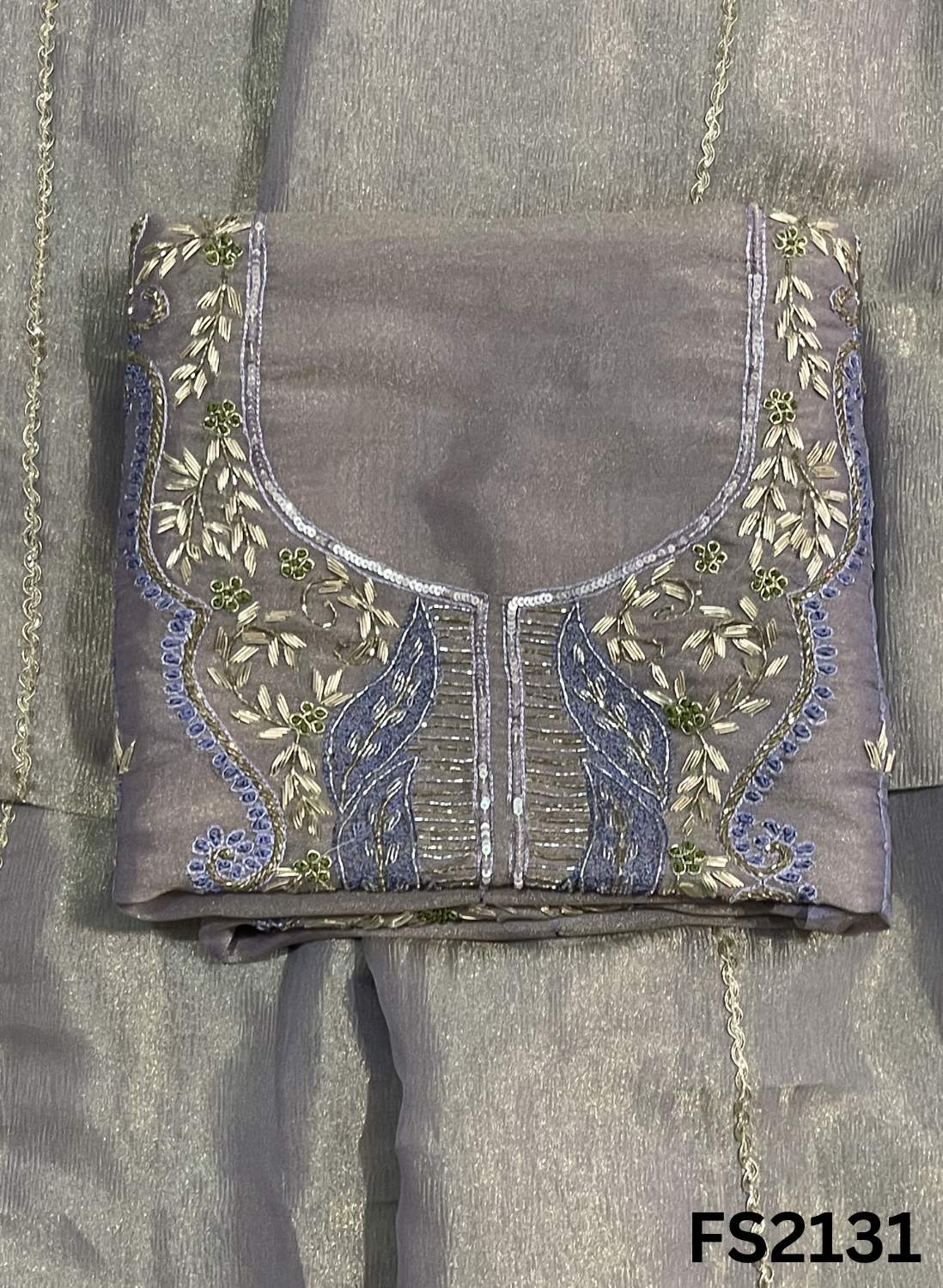 FS2131 | PISTA | Shimmer Suit | Party Wear | Wedding | Jaggo | Ring Ceremony | Festival |