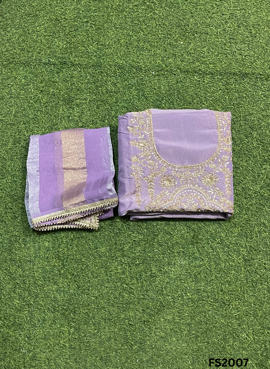 FS2007 | Sky-Blue | Shimmer Suit | Party Wear | Wedding | Jaggo | Ring Ceremony | Festival