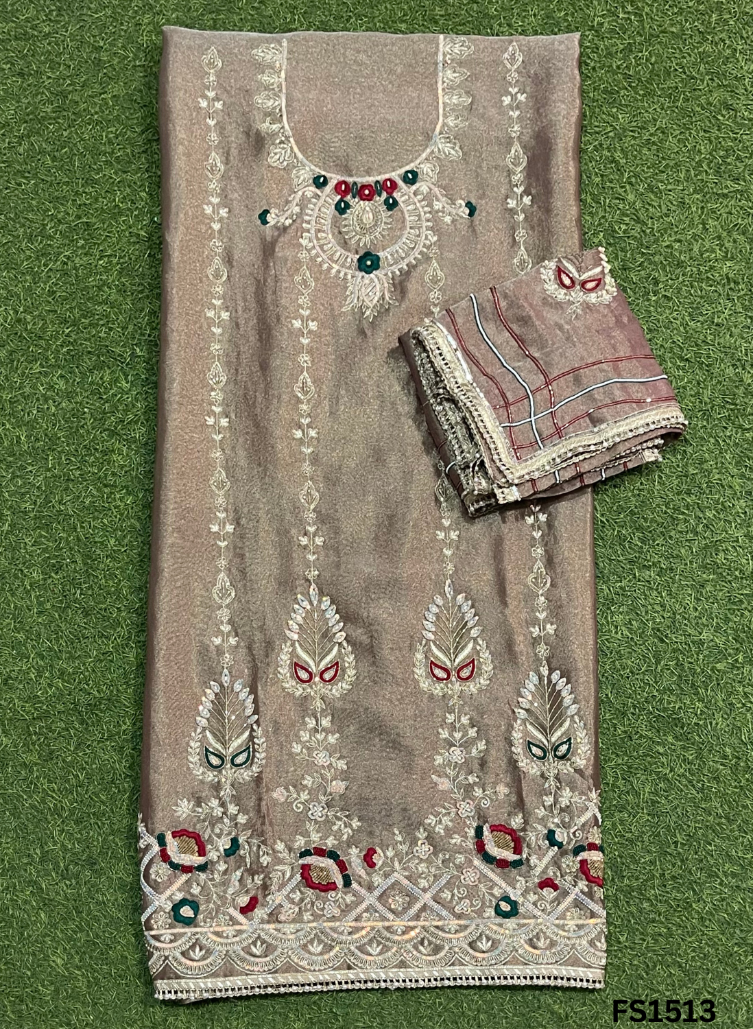 FS1513 | Mouse | Shimmer Suit | Party Wear | Wedding | Jaggo | Ring Ceremony | Festival |