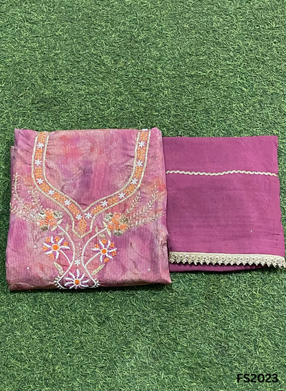 FS2023 | Sea-Green | Shimmer Suit | Party Wear | Wedding | Jaggo | Ring Ceremony | Festival