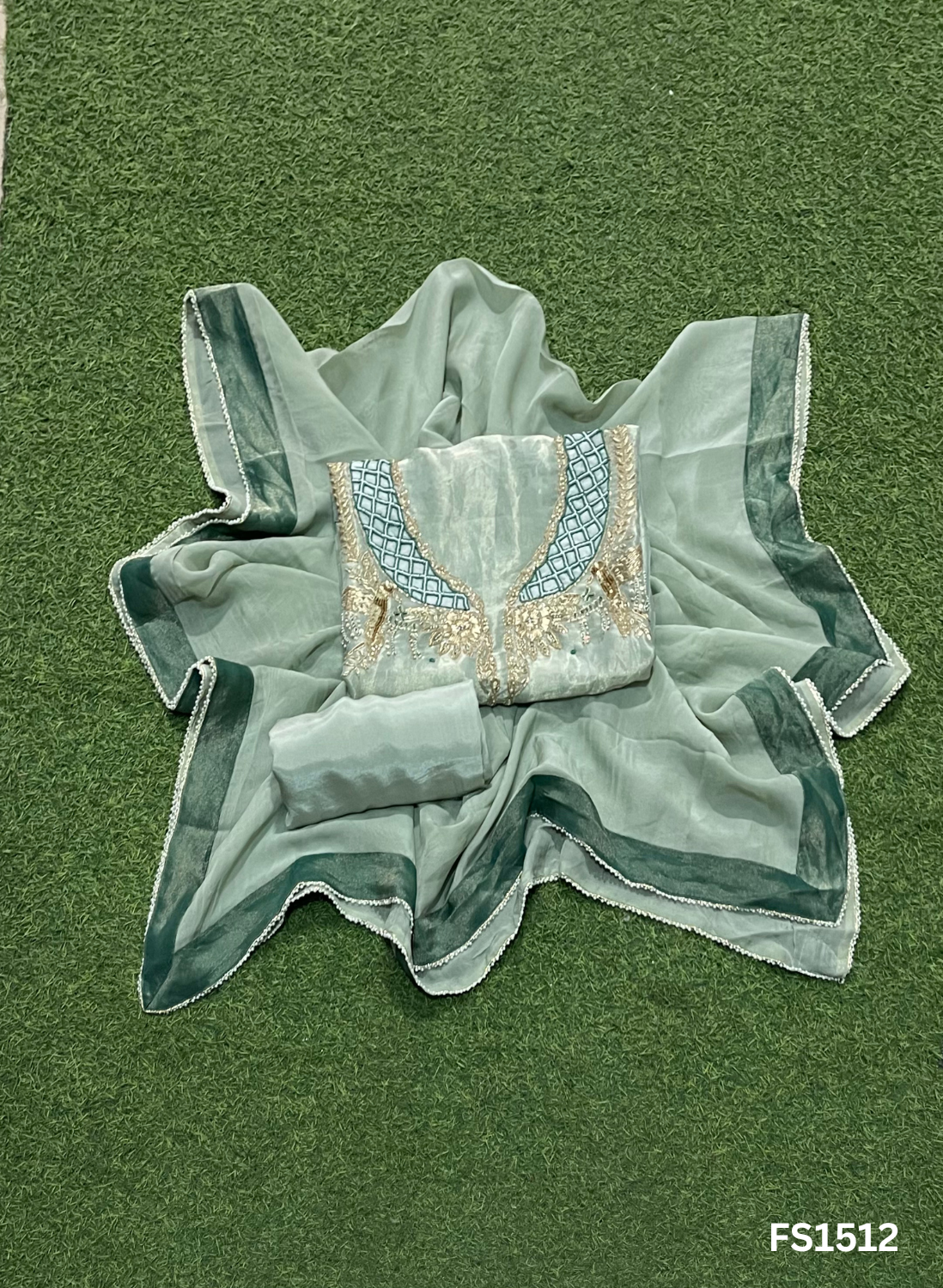 FS1512| Shimmer Suit | Party Wear | Wedding | Jaggo | Ring Ceremony | Festival| F9HCAA