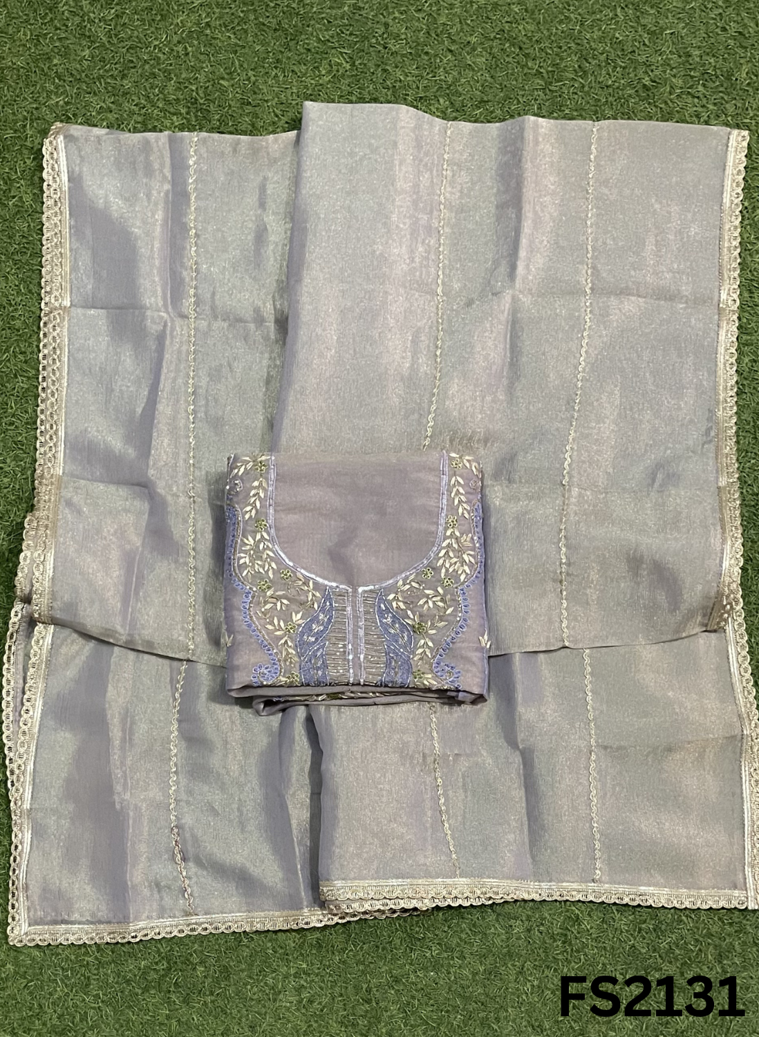 FS2131 | PISTA | Shimmer Suit | Party Wear | Wedding | Jaggo | Ring Ceremony | Festival |