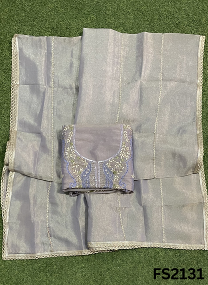 FS2131 | PISTA | Shimmer Suit | Party Wear | Wedding | Jaggo | Ring Ceremony | Festival |