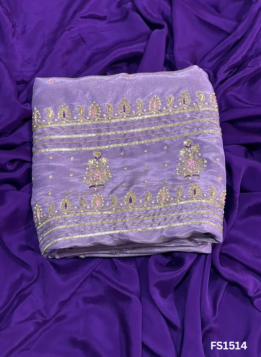 FS1514 | Shimmer Suit | Party Wear | Wedding | Jaggo | Ring Ceremony | Festival|