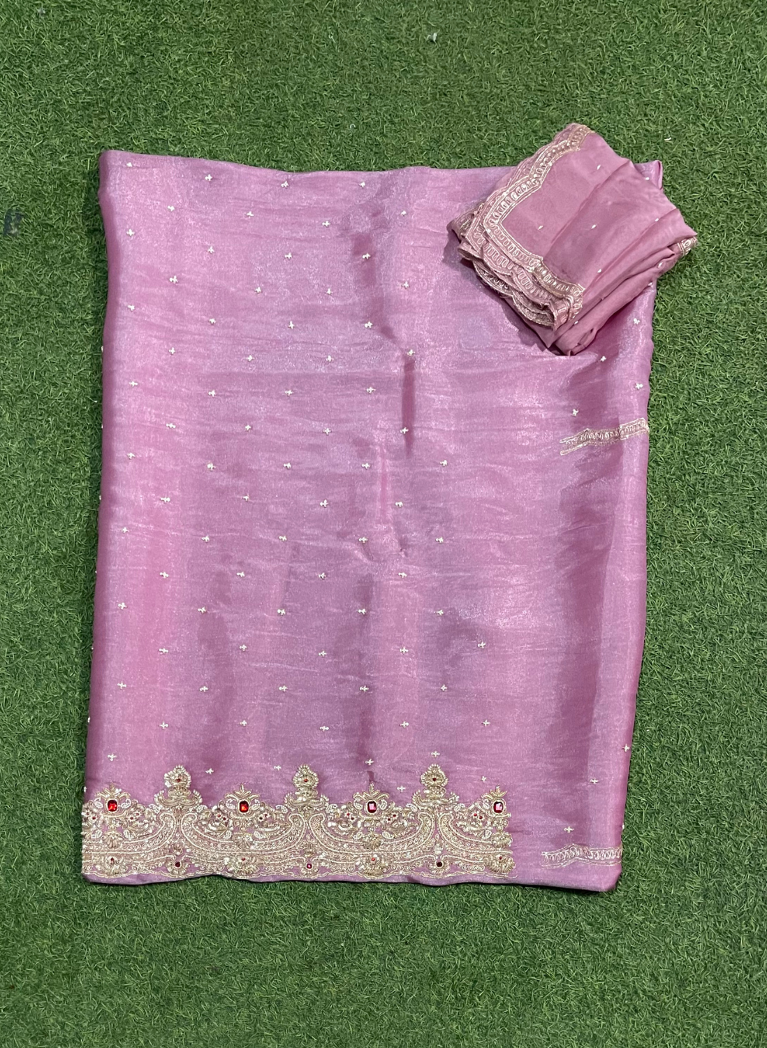 FS2484 | Pink | Shimmer Suit | Party Wear | Wedding | Jaggo | Ring Ceremony | Festival