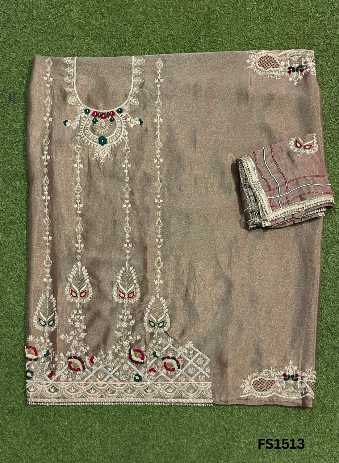 FS1513 | Mouse | Shimmer Suit | Party Wear | Wedding | Jaggo | Ring Ceremony | Festival |