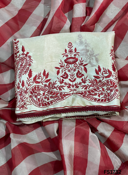 FS1732 | Tan | Glass Shimmer Suit | Party Wear | Wedding | Jaggo | Ring Ceremony | Festival  FS