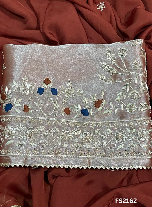 FS2162 | Shimmer Suit | Party Wear | Wedding | Jaggo | Ring Ceremony | Festival