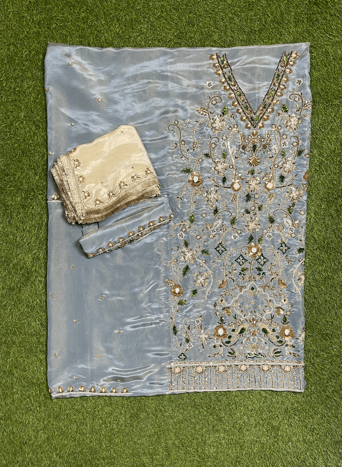 Shimmer Suit | Party Wear | Wedding | Jaggo | Ring Ceremony | Festival| FS155