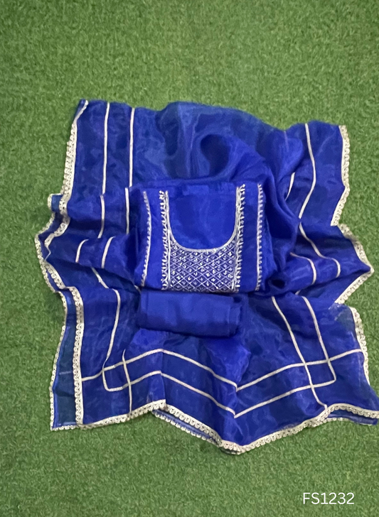 FS1232 | Royal Blue |Shimmer suit | Wedding | Party Wear | Jaggo | Ring Ceremony | Festival