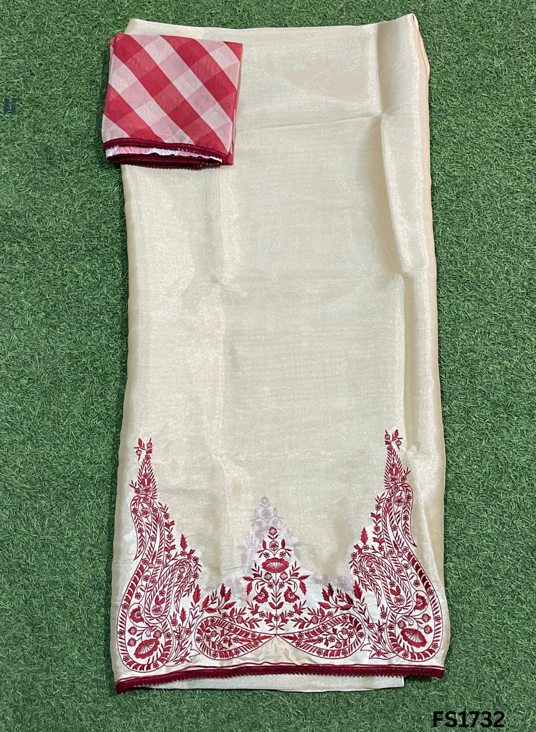 FS1732 | Tan | Glass Shimmer Suit | Party Wear | Wedding | Jaggo | Ring Ceremony | Festival  FS