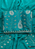 FS1997 | Firozi-Green | Glass Shimmer Suit | Party Wear | Wedding | Jaggo | Ring Ceremony | Festival