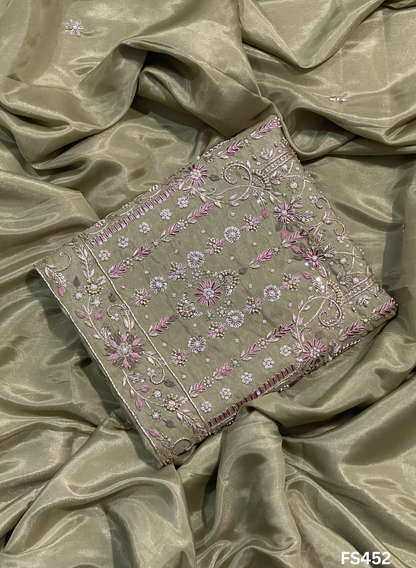 FS452 | Pista | Shimmer Suit | Party Wear | Wedding | Jaggo | Ring Ceremony | Festival