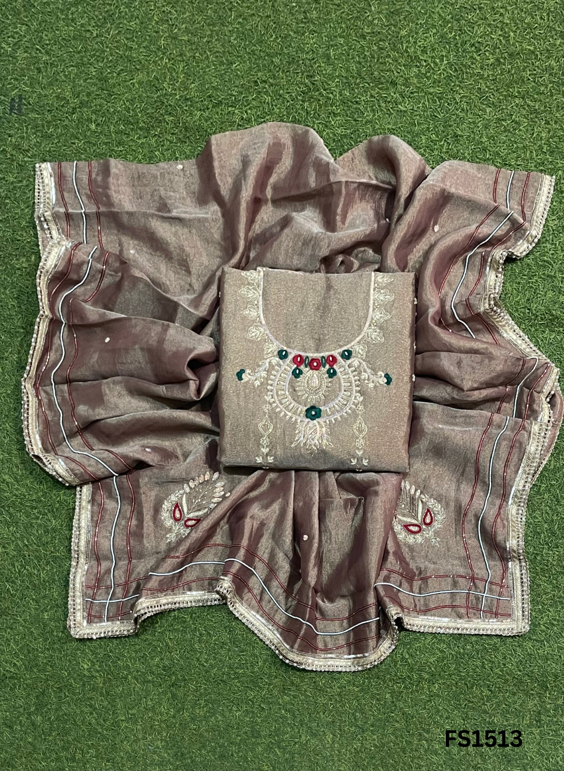 FS1513 | Mouse | Shimmer Suit | Party Wear | Wedding | Jaggo | Ring Ceremony | Festival |