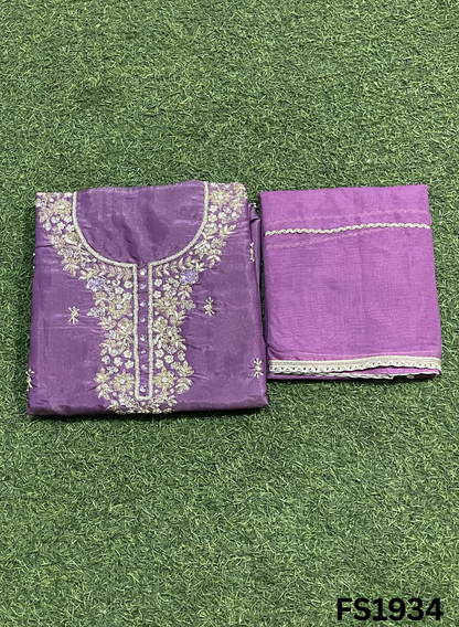 FS1934 | PURPLE | Shimmer Suit | Party Wear | Wedding | Jaggo | Ring Ceremony | Festival |
