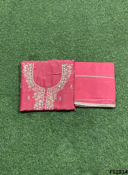 FS134 | Mehandi | Shimmer Suit | Party Wear | Wedding | Jaggo | Ring Ceremony | Festival