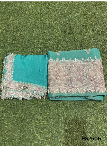 FS2506 |  Pink | Shimmer Suit | Party Wear | Wedding | Jaggo | Ring Ceremony | Festival
