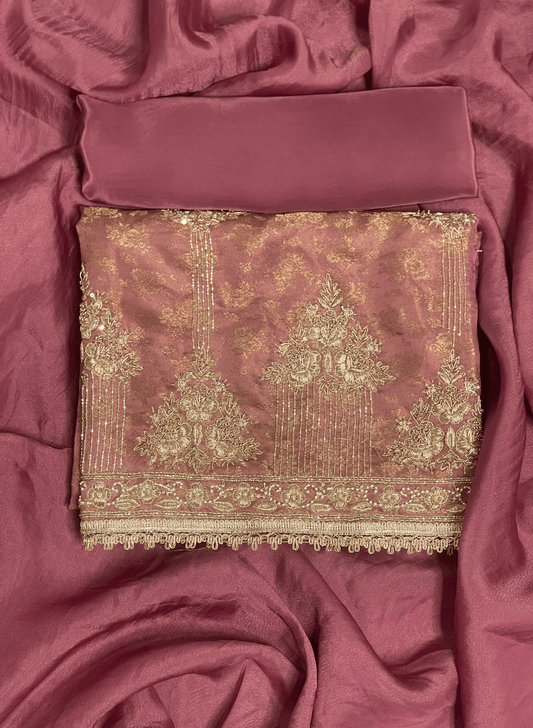 FS731 | Shimmer Suit | Party Wear | Wedding | Jaggo | Ring Ceremony | Festival| F9FAAA
