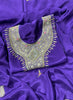 Purple Crepe | Crepe Suit | Wedding | Party Wear | Ring Ceremony | Festival Suit|