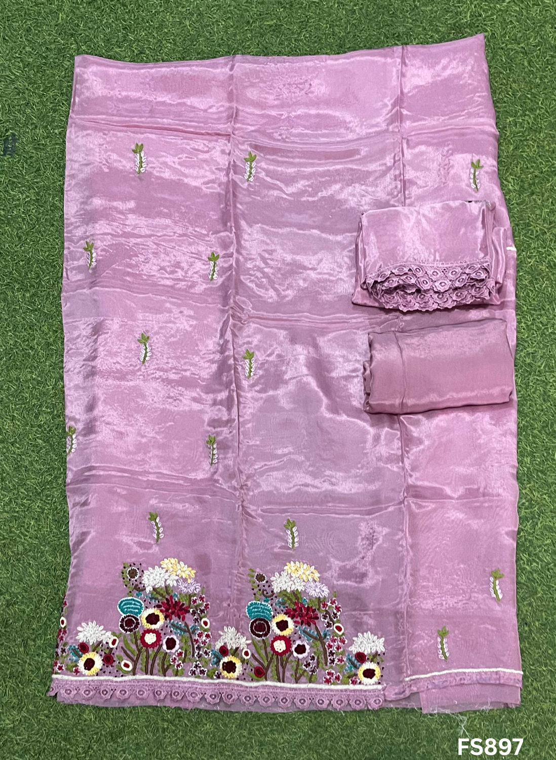 FS897 | Levender | Tabi Silk Suit | Party Wear | Wedding | Jaggo | Festival
