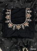 FS2463 | Black | Velvet suite | Pure velvet | Wedding | Party Wear | Jaggo | Ring Ceremony | Festival