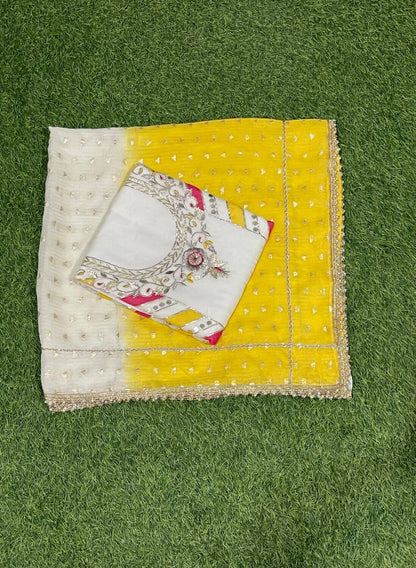 White Organza Suit | Wedding | Party Wear | Jaggo| Festival | Casual Wear |
