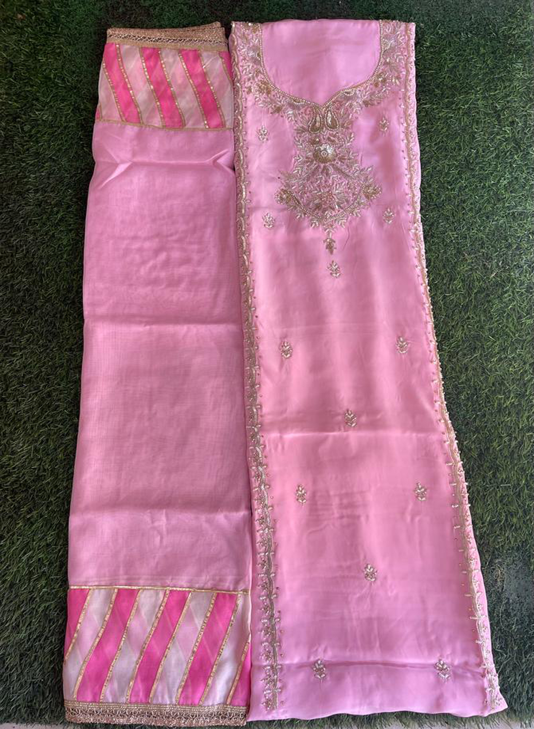 Pink Net Party Wear New Punjabi Suit Design 2022| Salwar kameez Baby Pink